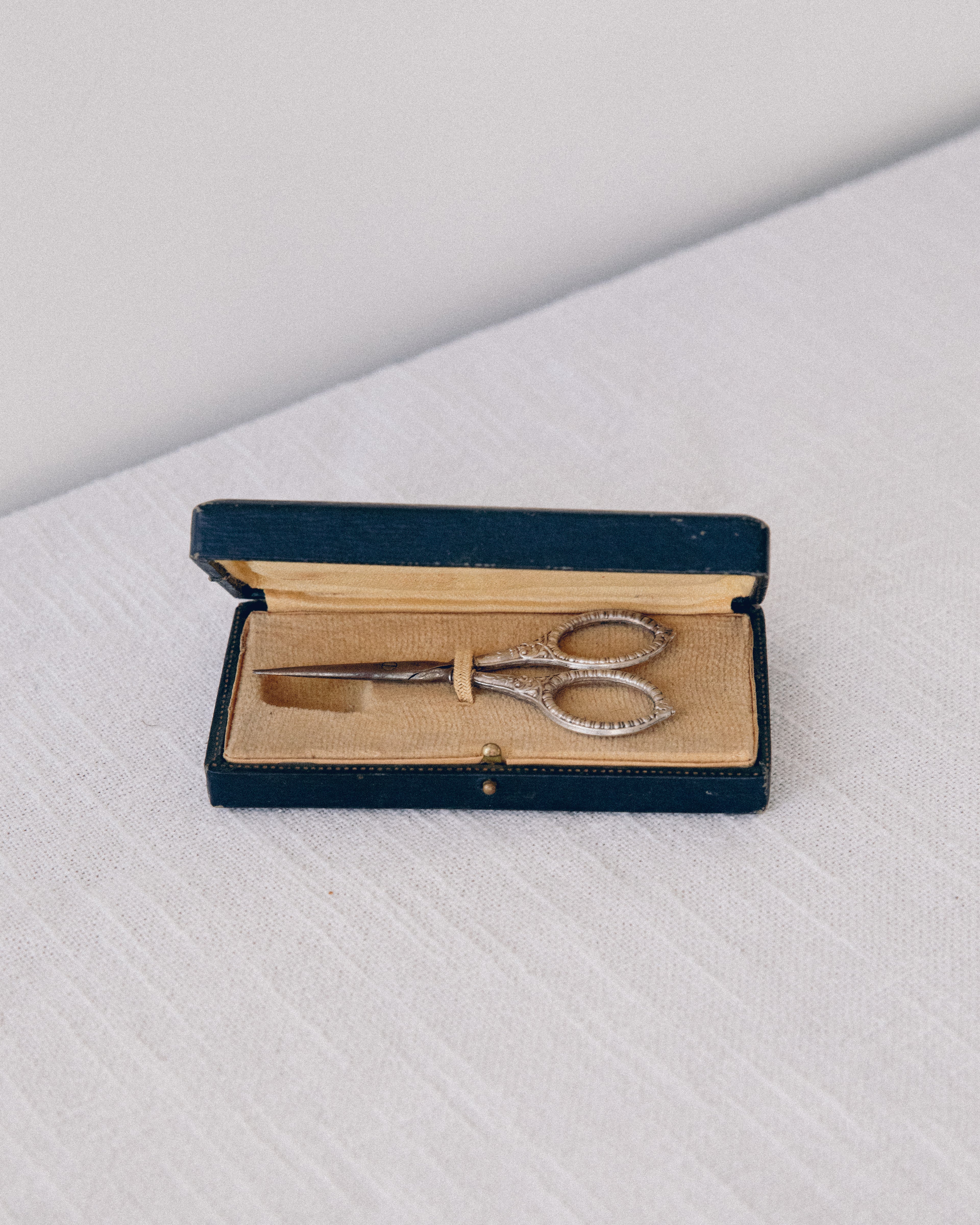 Sewing Scissors with Silver Handles