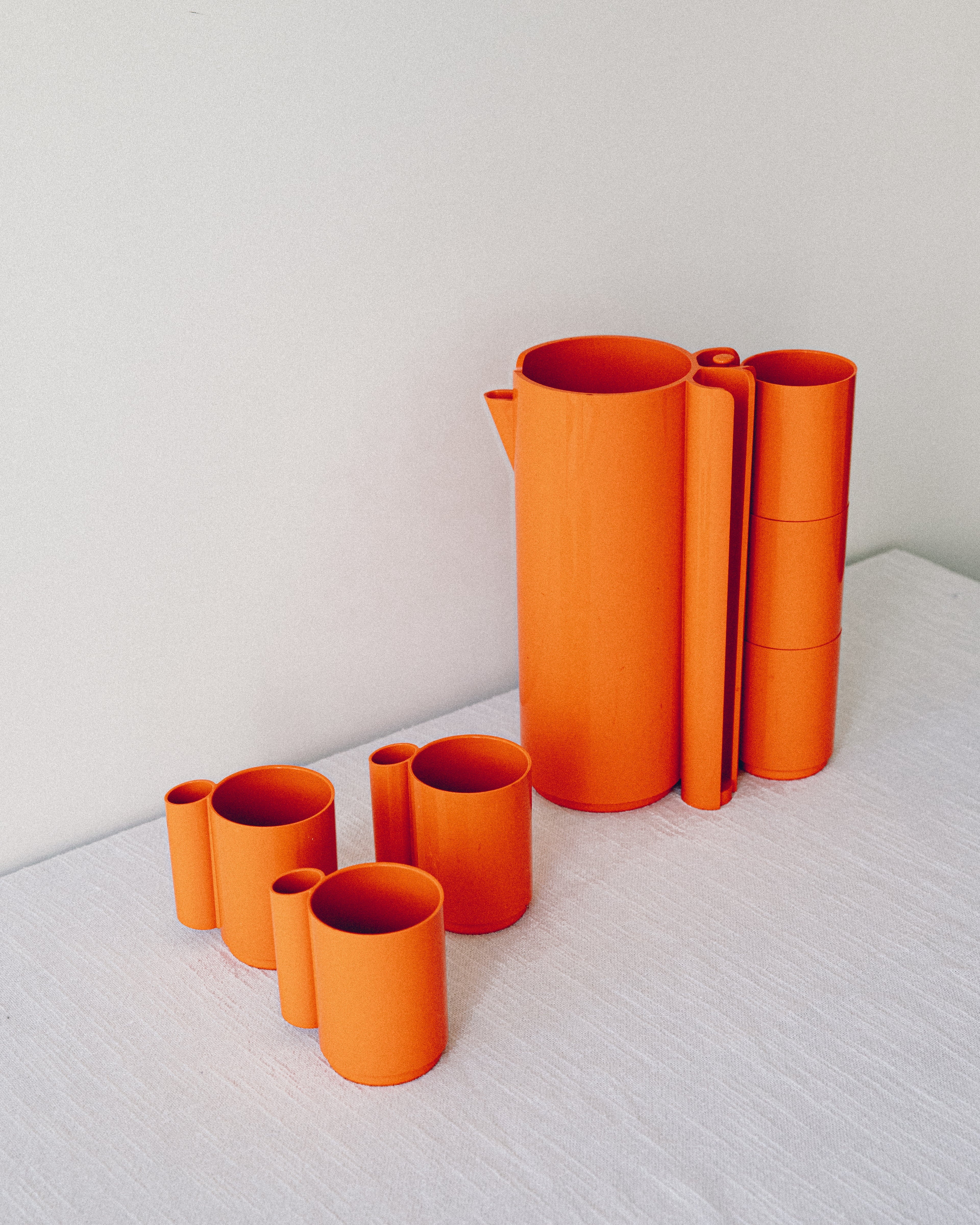 Orange ABS Drink Set — Bourbon France