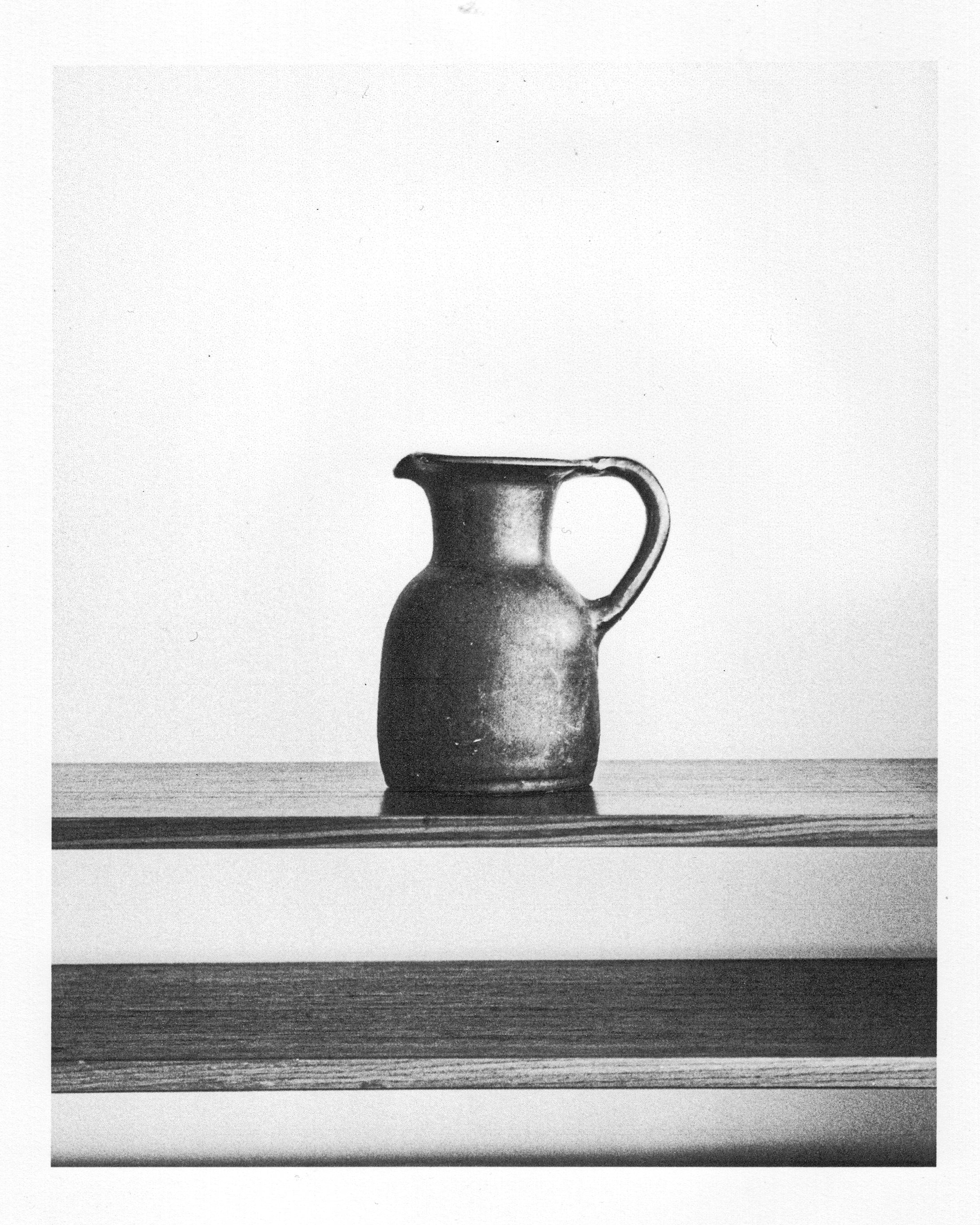 Meyssac - Black Luster Glazed Ceramic Pitcher