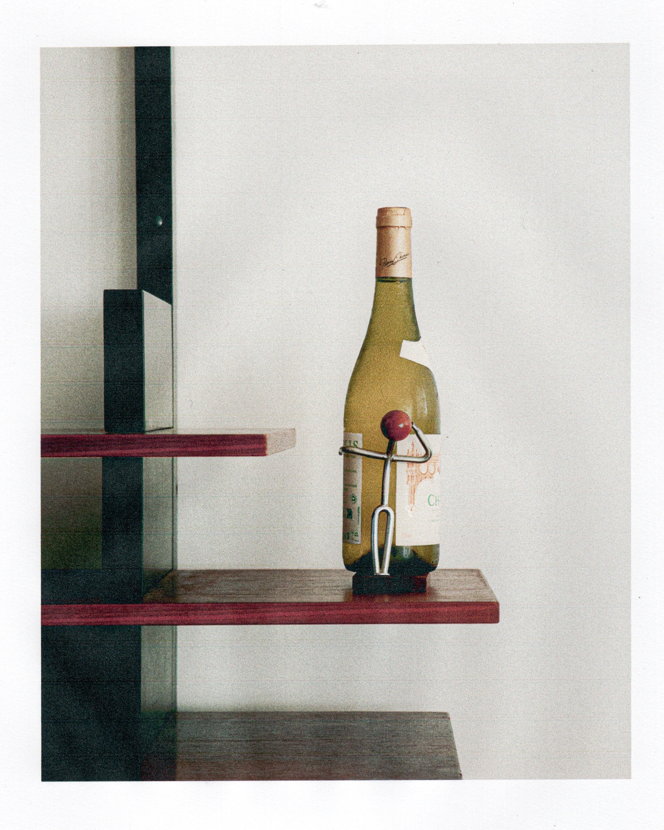 Danish Modern Teak Bottle Opener & Metal Figure Stand