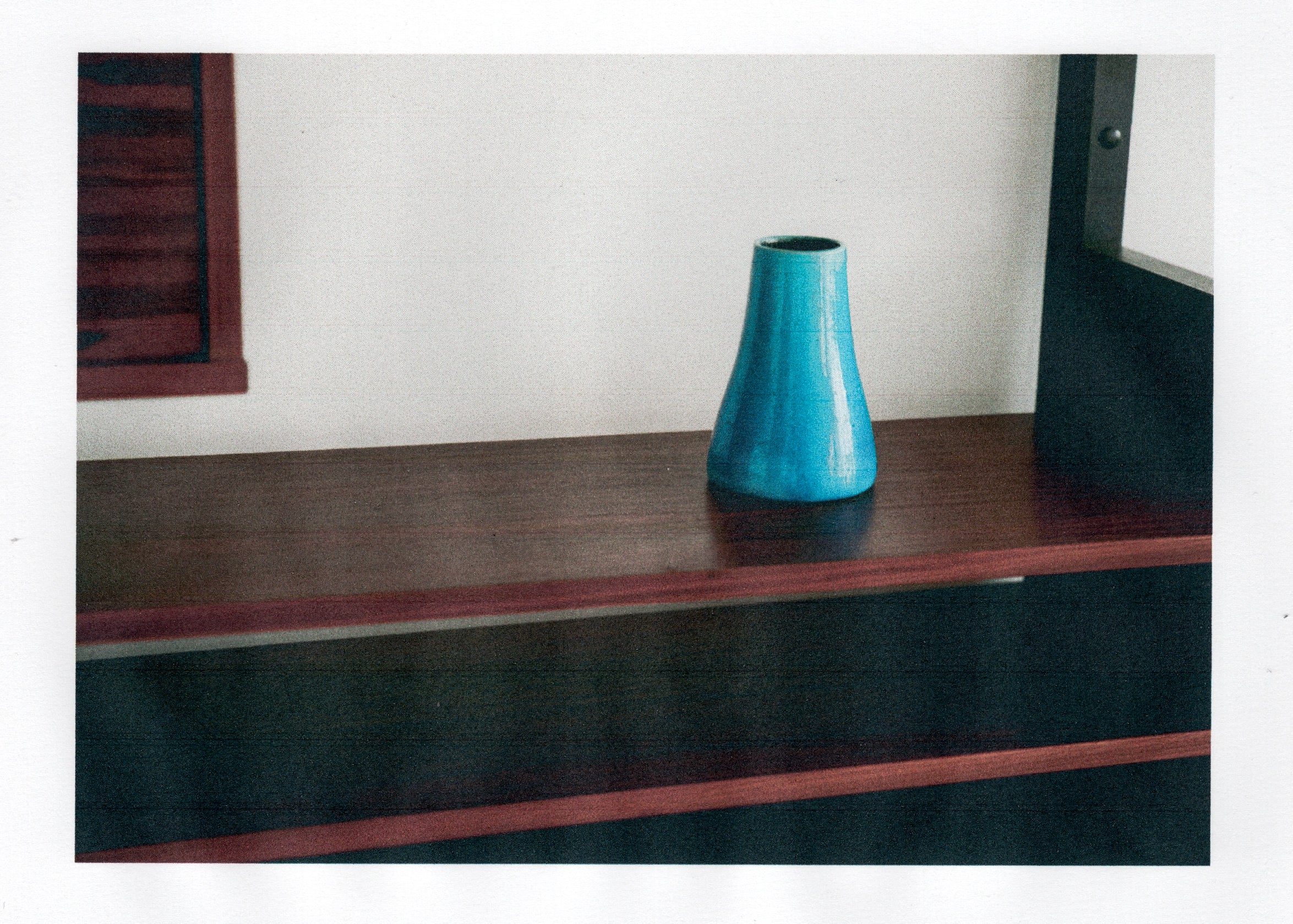 1950s Pear-Shaped Ceramic Vase