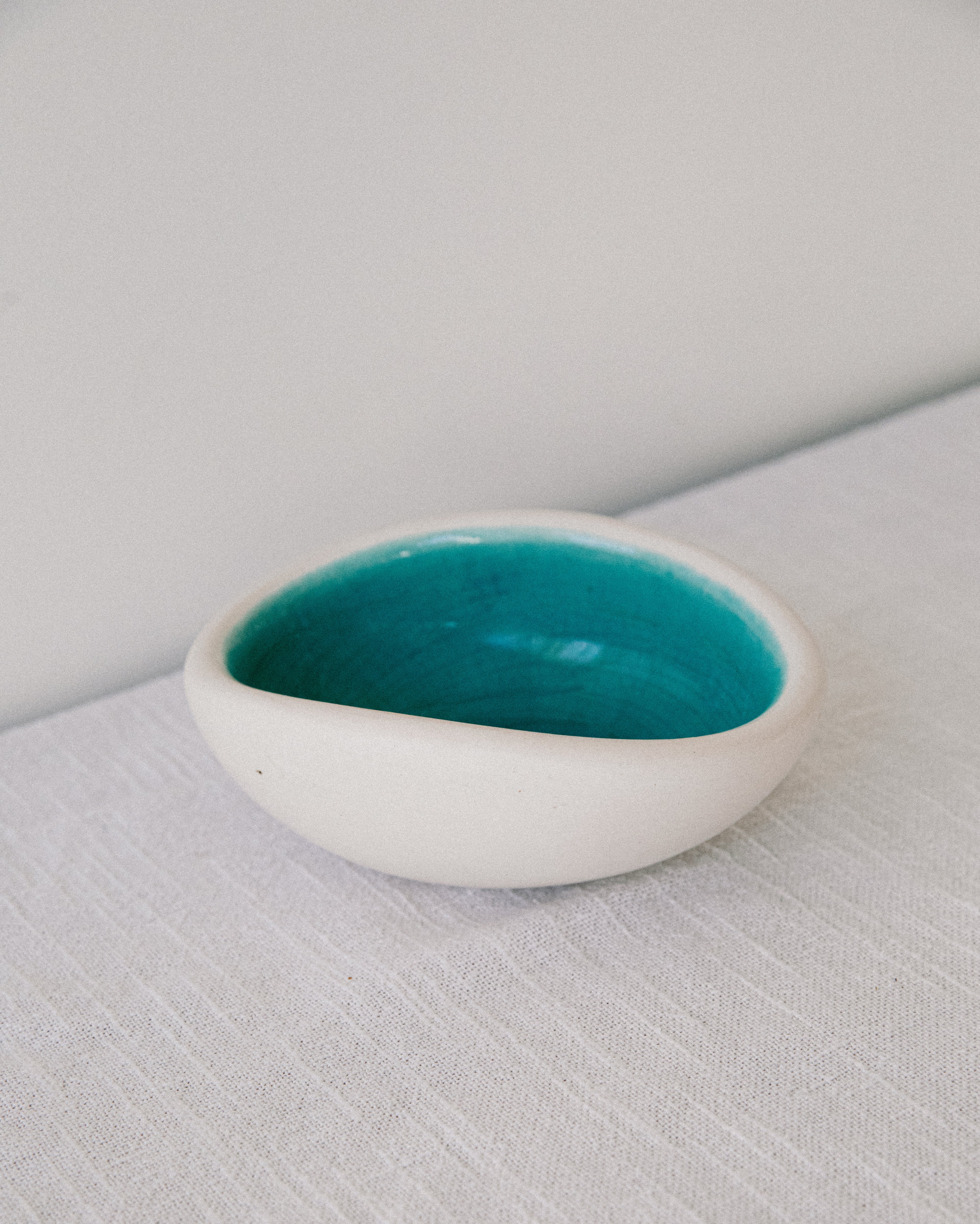 Mid-century French Keramos Sèvres Oval Bowl