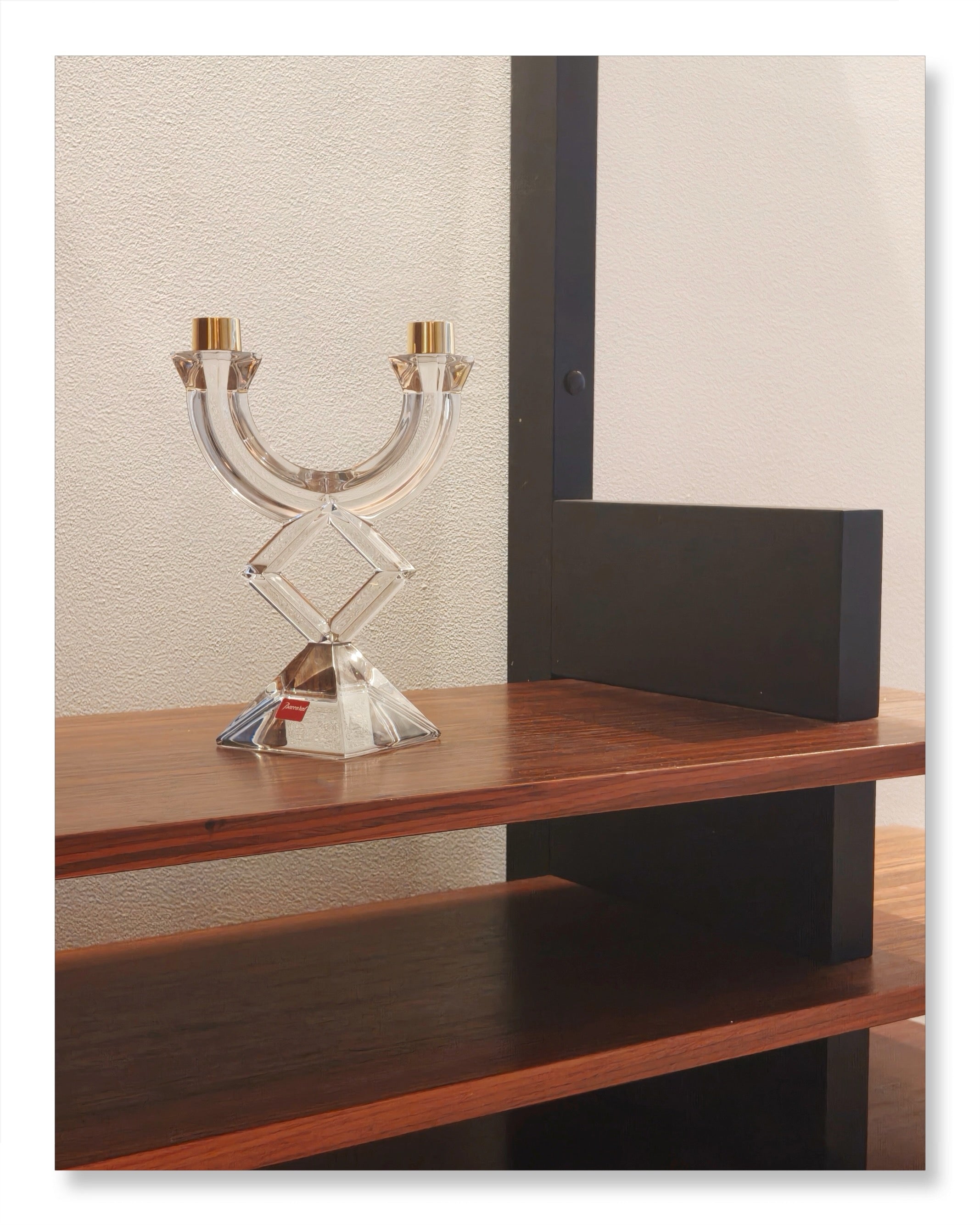 Baccarat Crystal Two-Light Candelabra