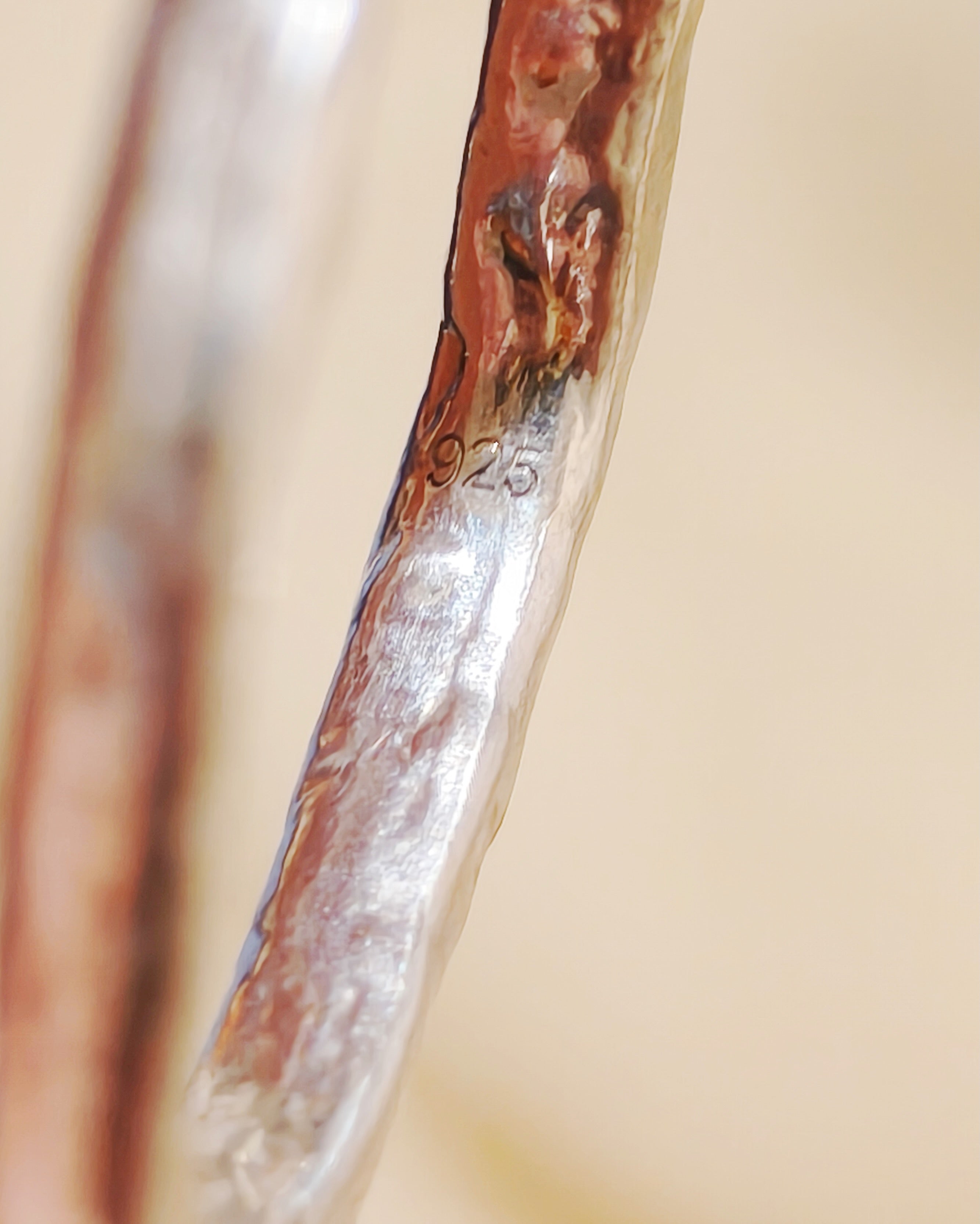 Sterling Silver Bark-Texture Hoop Earrings