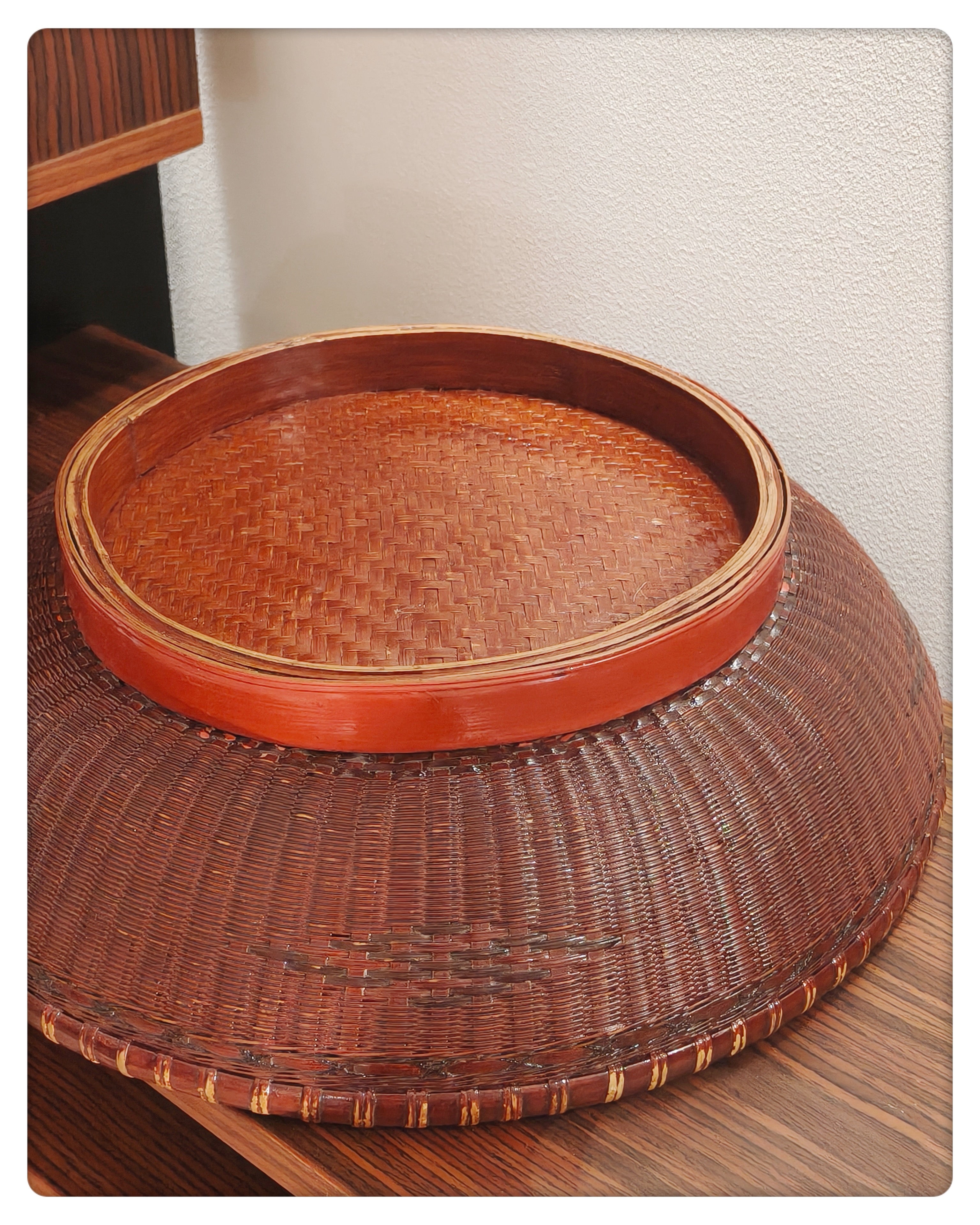 Chinese Traditional Woven Fruit Basket 1