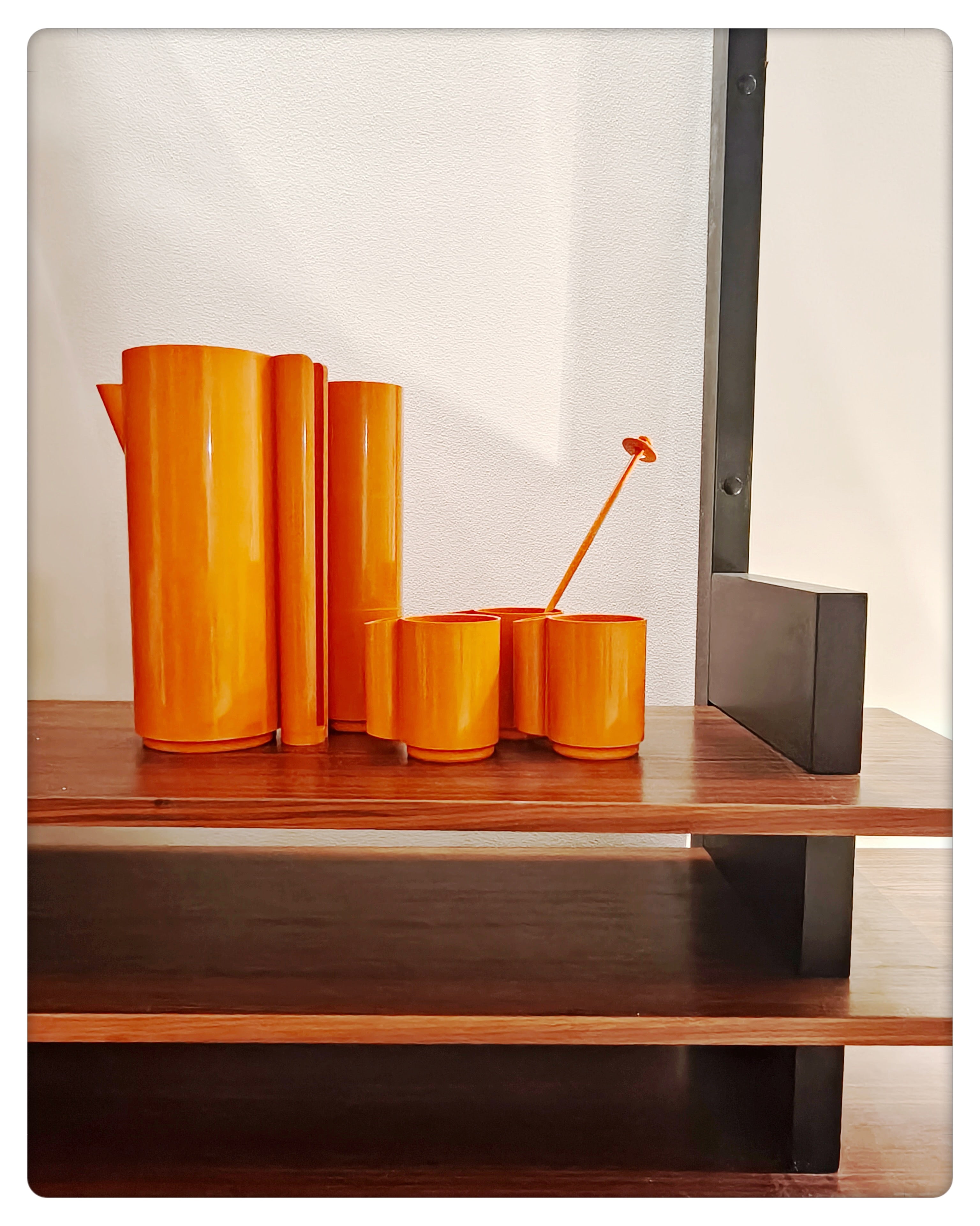 Orange ABS Drink Set — Bourbon France