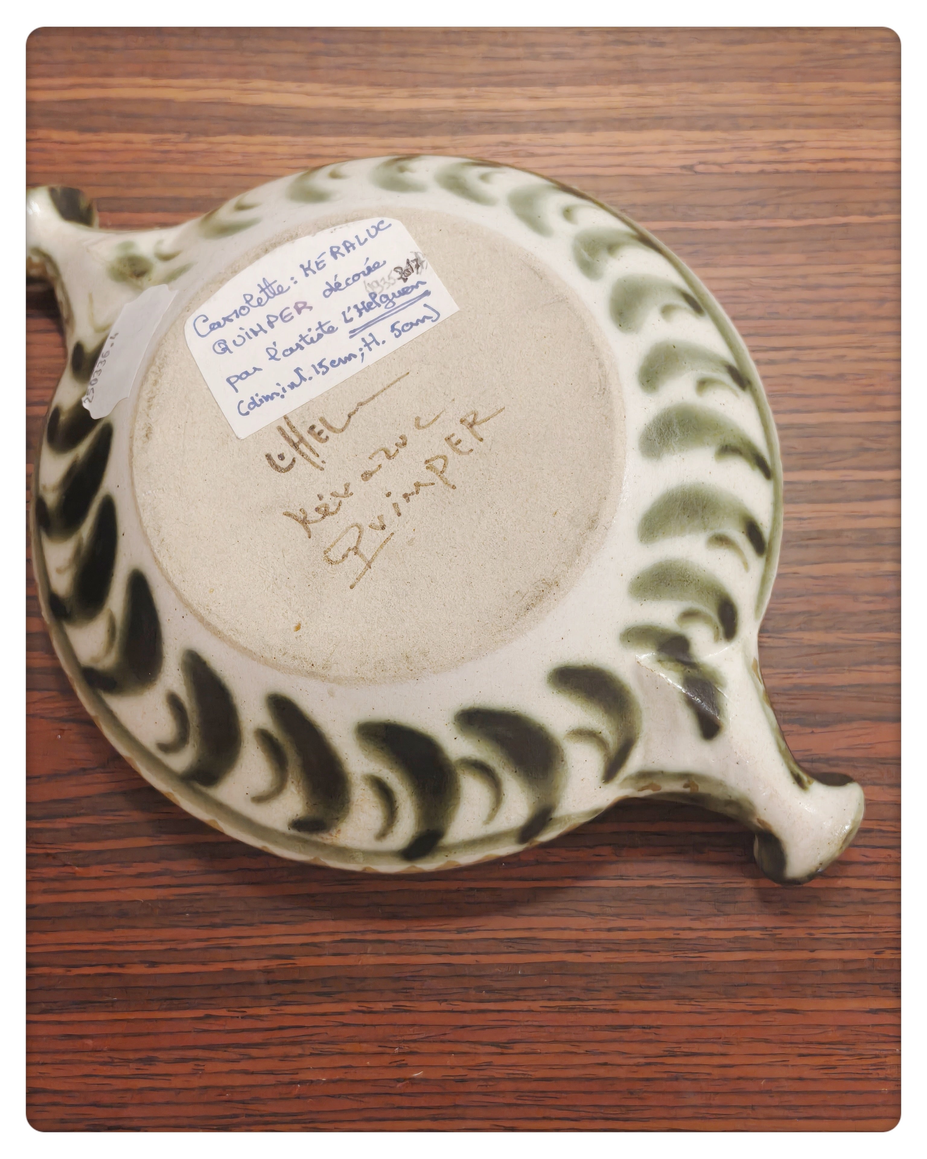 Keraluc Quimper – Handled Dish