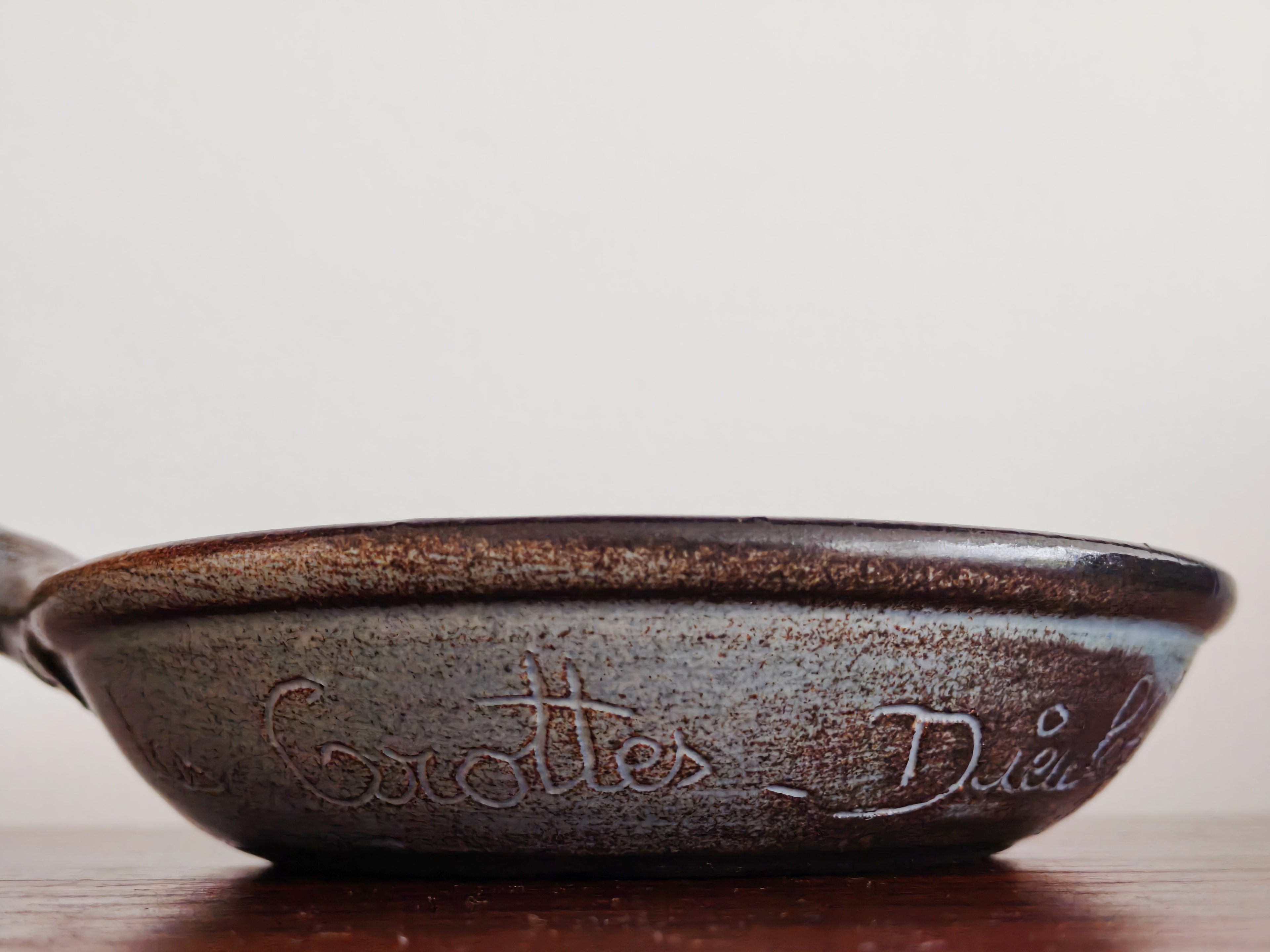 Handled Ceramic Dish