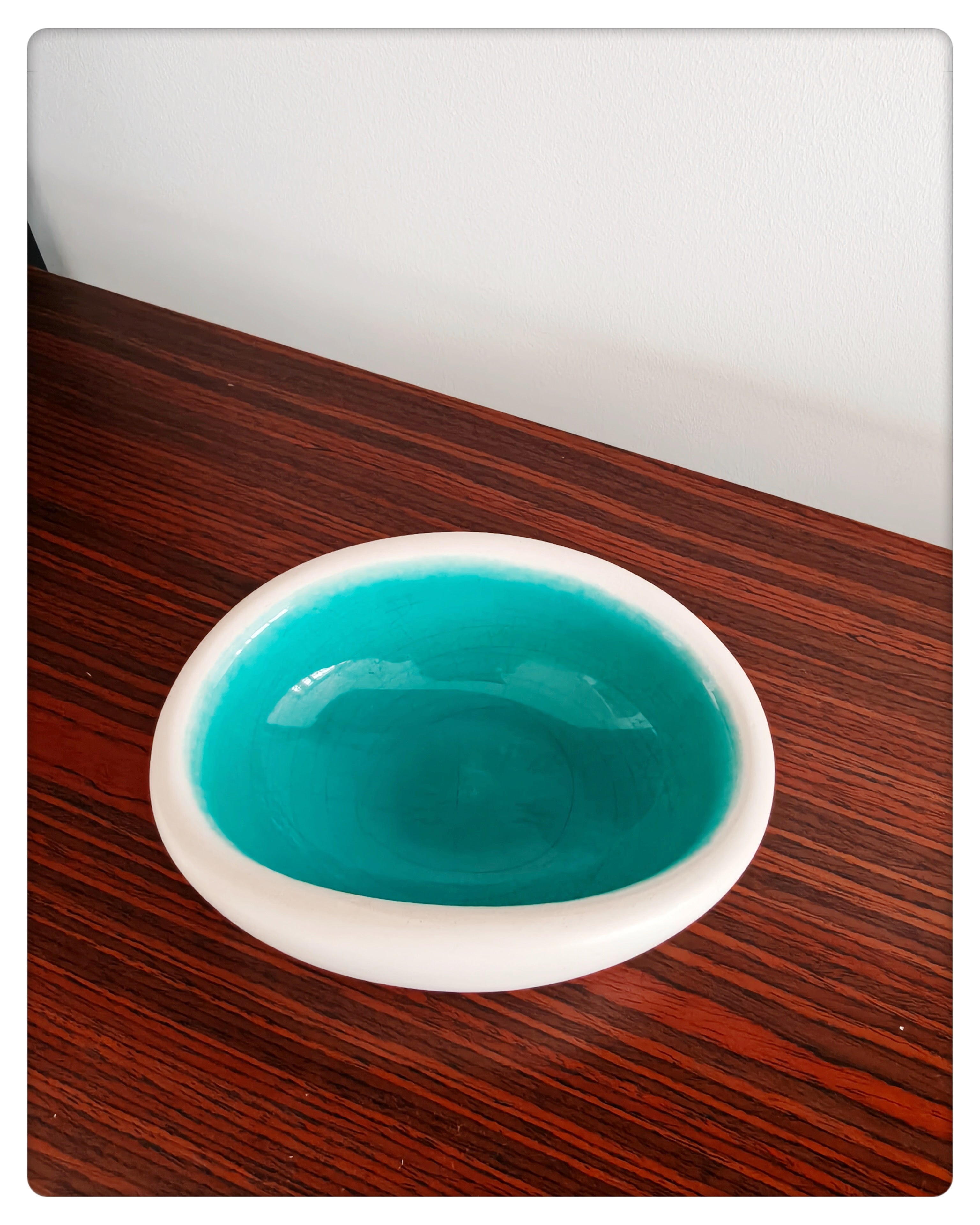 Mid-century French Keramos Sèvres Oval Bowl